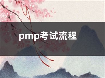 pmp考试流程