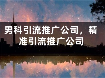 男科引流推广公司，精准引流推广公司