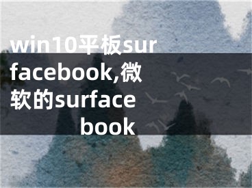 win10平板surfacebook,微软的surface book