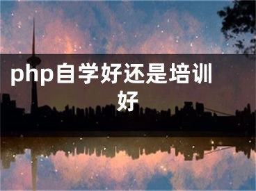 php自学好还是培训好