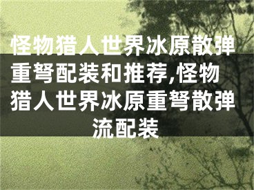 怪物猎人世界冰原散弹重弩配装和推荐,怪物猎人世界冰原重弩散弹流配装