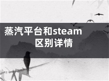 蒸汽平台和steam区别详情