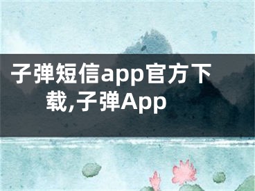 子弹短信app官方下载,子弹App