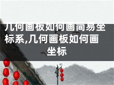 几何画板如何画简易坐标系,几何画板如何画坐标